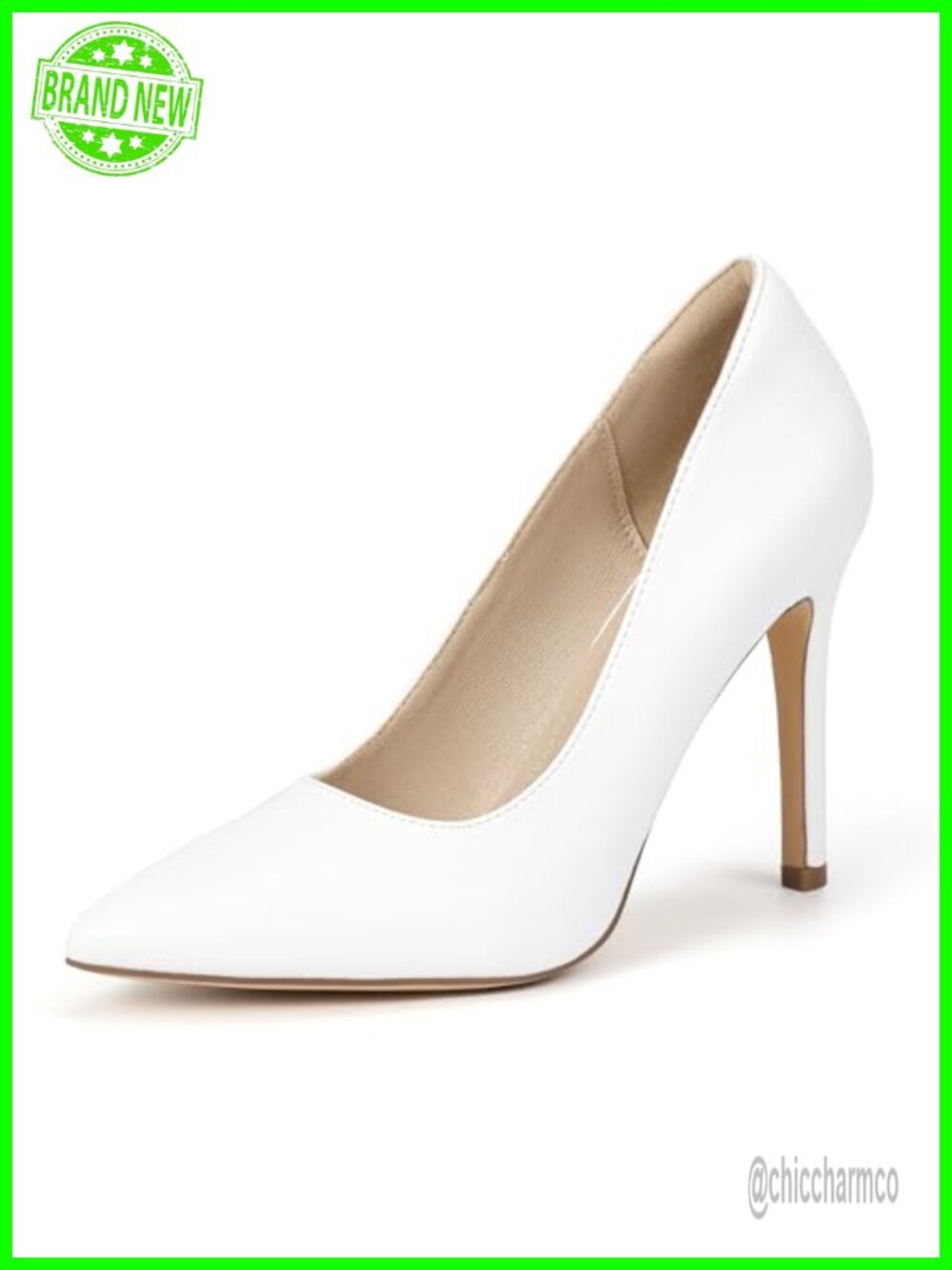 4" Stiletto Pointed Toe Pumps - Wedding Prom Work Heels
